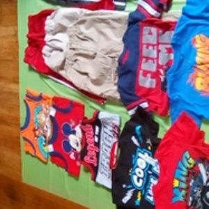 4T size boys pants and shirts